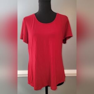 Soma Short Sleeve Scoop Neck Tee - Red